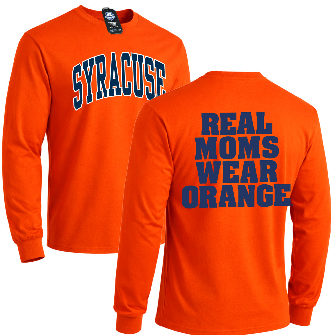 REAL MOMS WEAR ORANGE L-Sleeve T-Shirts