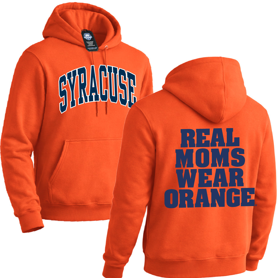 REAL MOMS WEAR ORANGE Pullover Hoodies