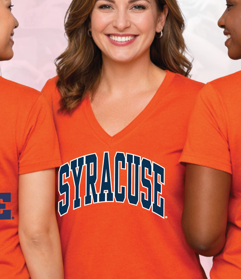 REAL MOMS WEAR ORANGE Women's V-Neck Tees