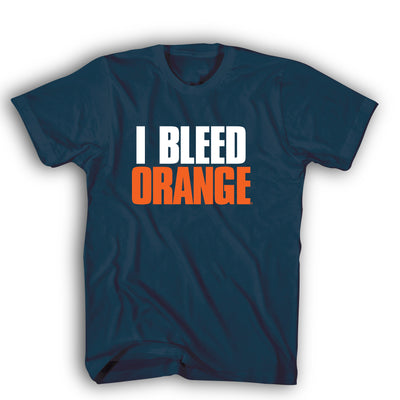 "I Bleed Orange" Tri-Blend T-Shirts