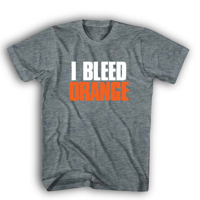 "I Bleed Orange" Tri-Blend T-Shirts